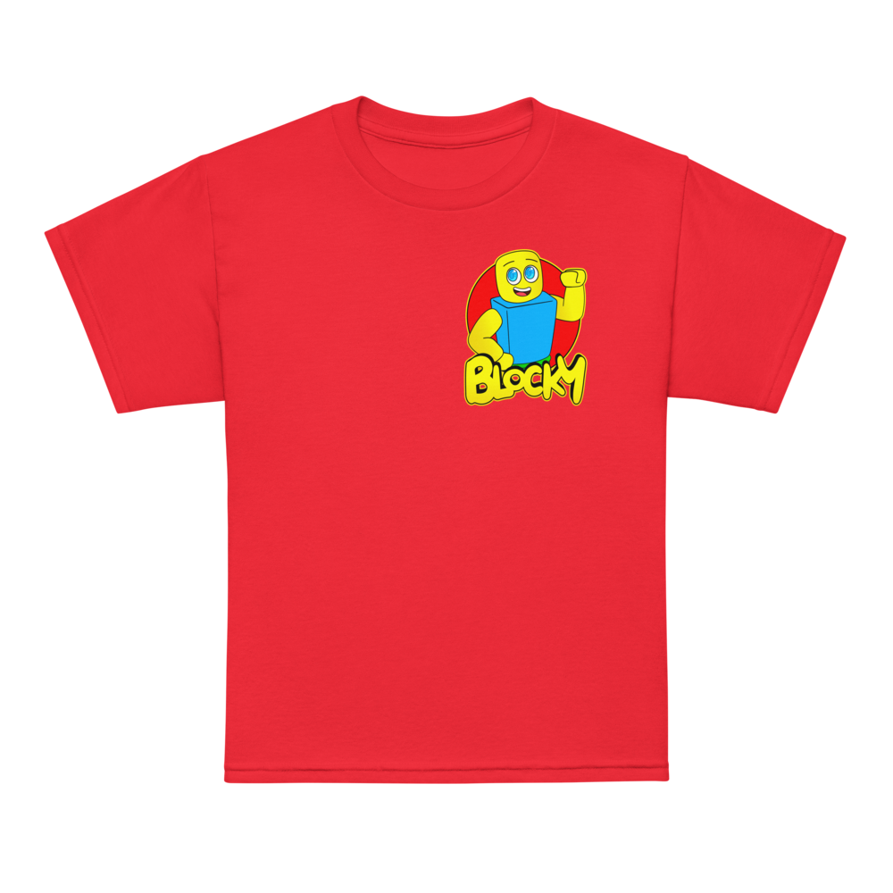 Blocky Superfan Performance Tee (Ages 5–14)
