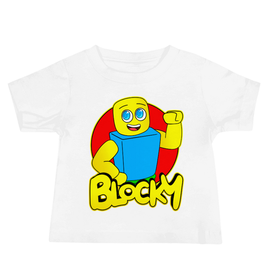 Blocky Superfan Baby Jersey Short Sleeve Tee