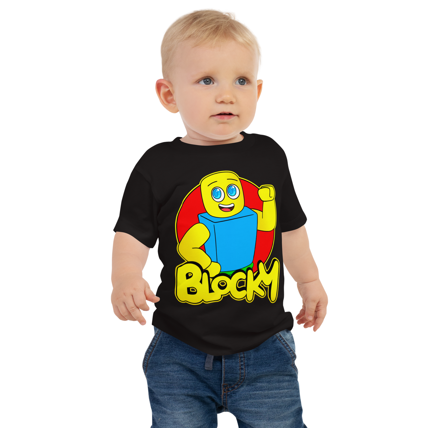 Blocky Superfan Baby Jersey Short Sleeve Tee