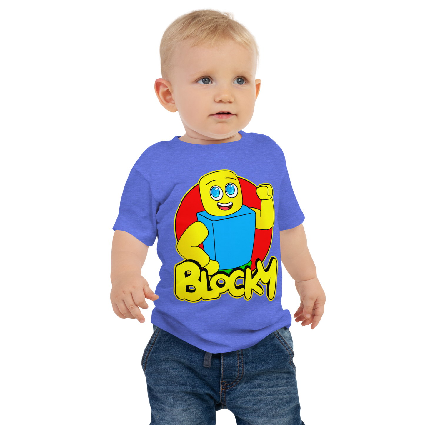 Blocky Superfan Baby Jersey Short Sleeve Tee