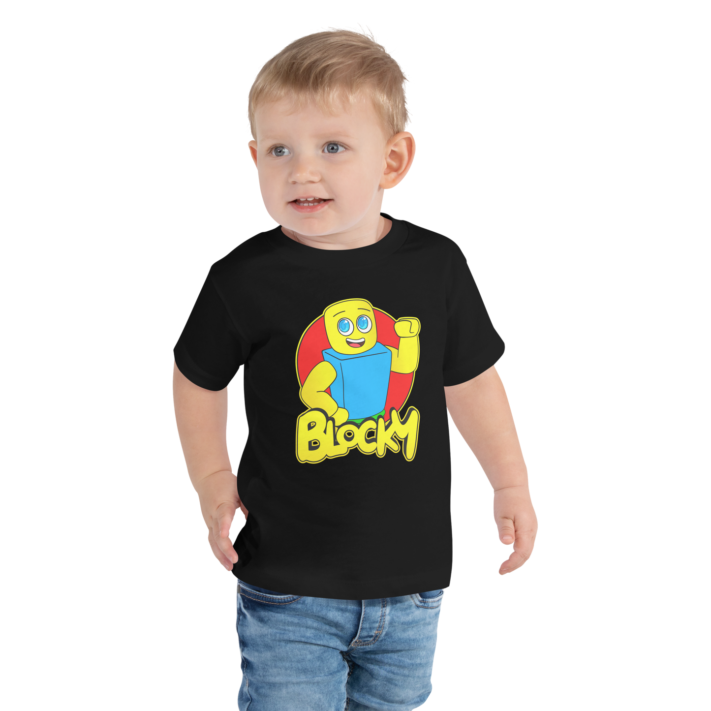 Blocky Super Fan Toddler Short Sleeve Tee