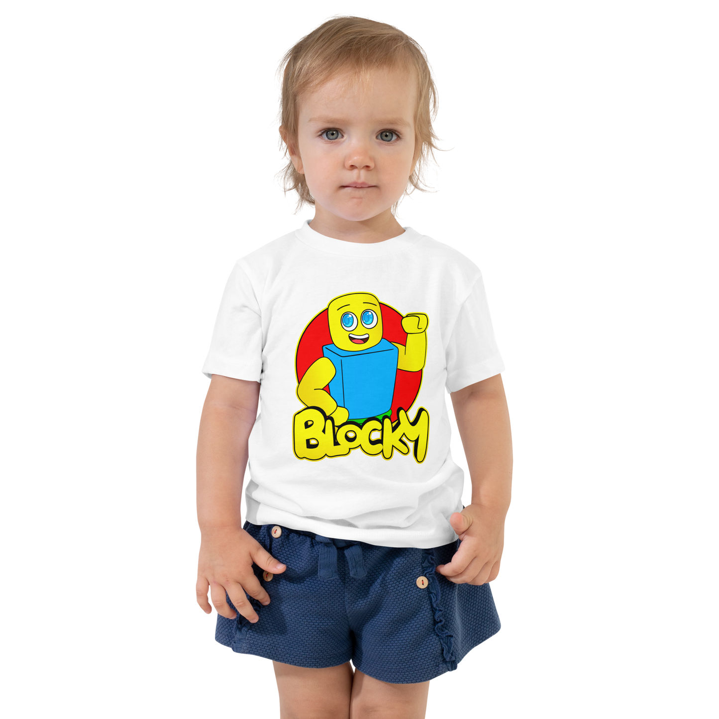 Blocky Super Fan Toddler Short Sleeve Tee