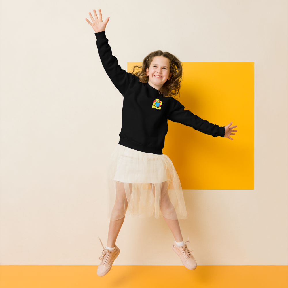 Blocky Explorer Youth Crewneck Sweatshirt (Ages 5-14)
