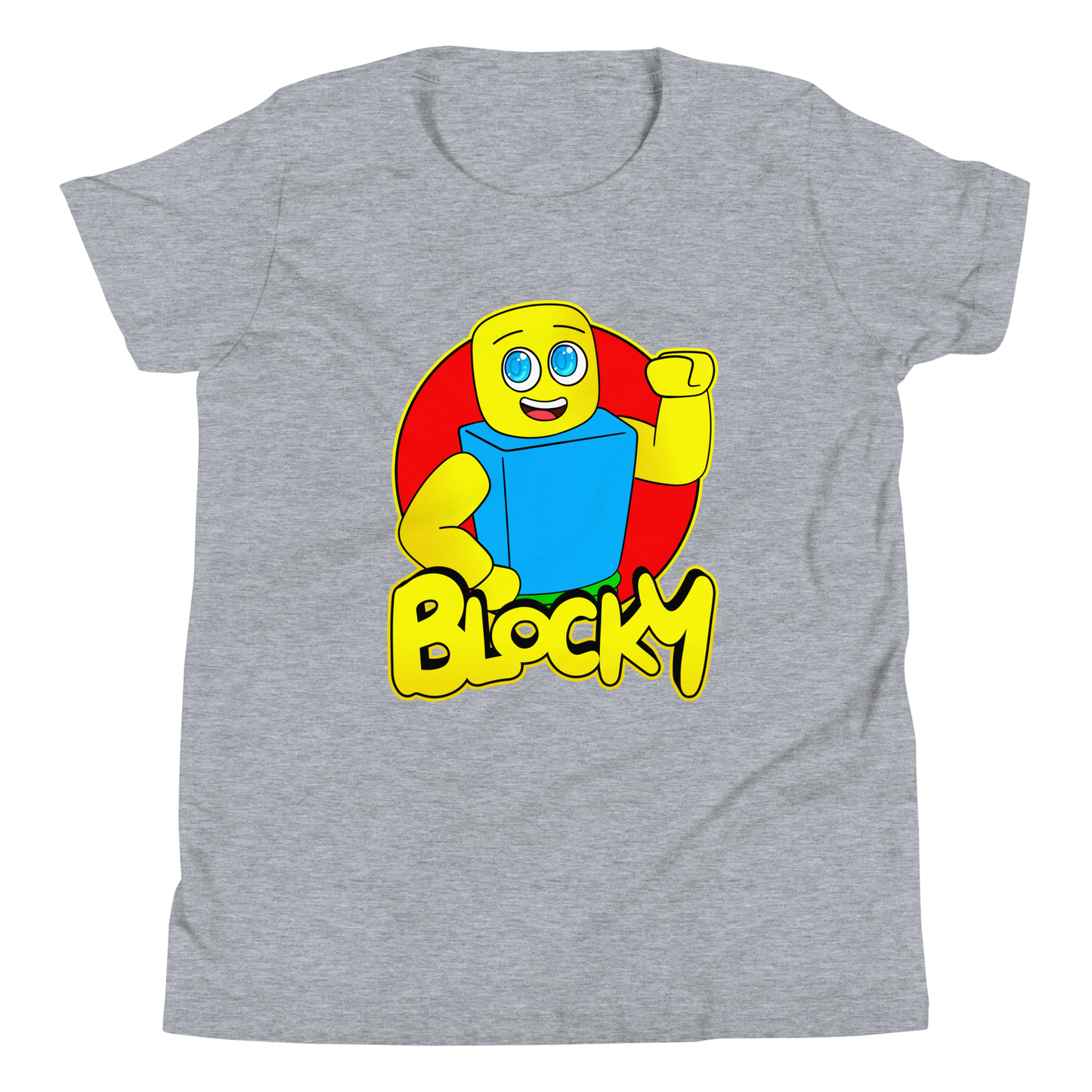 Blocky Super Fan Short Sleeve Youth T-Shirt