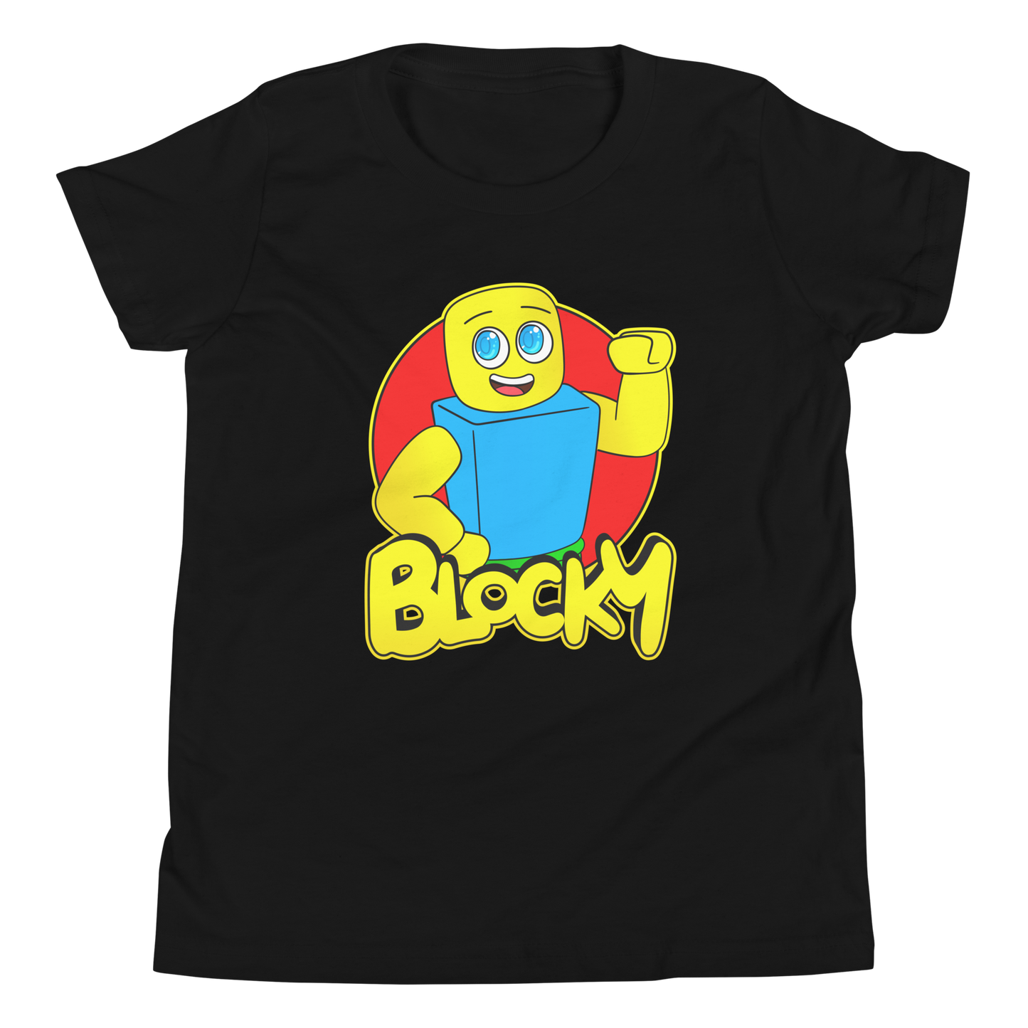 Blocky Super Fan Short Sleeve Youth T-Shirt