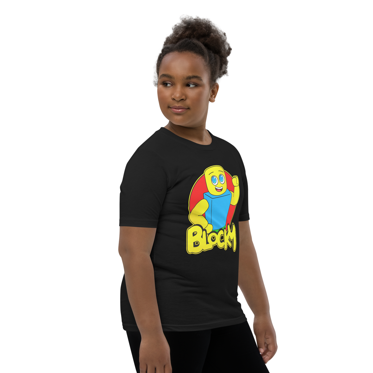 Blocky Super Fan Short Sleeve Youth T-Shirt