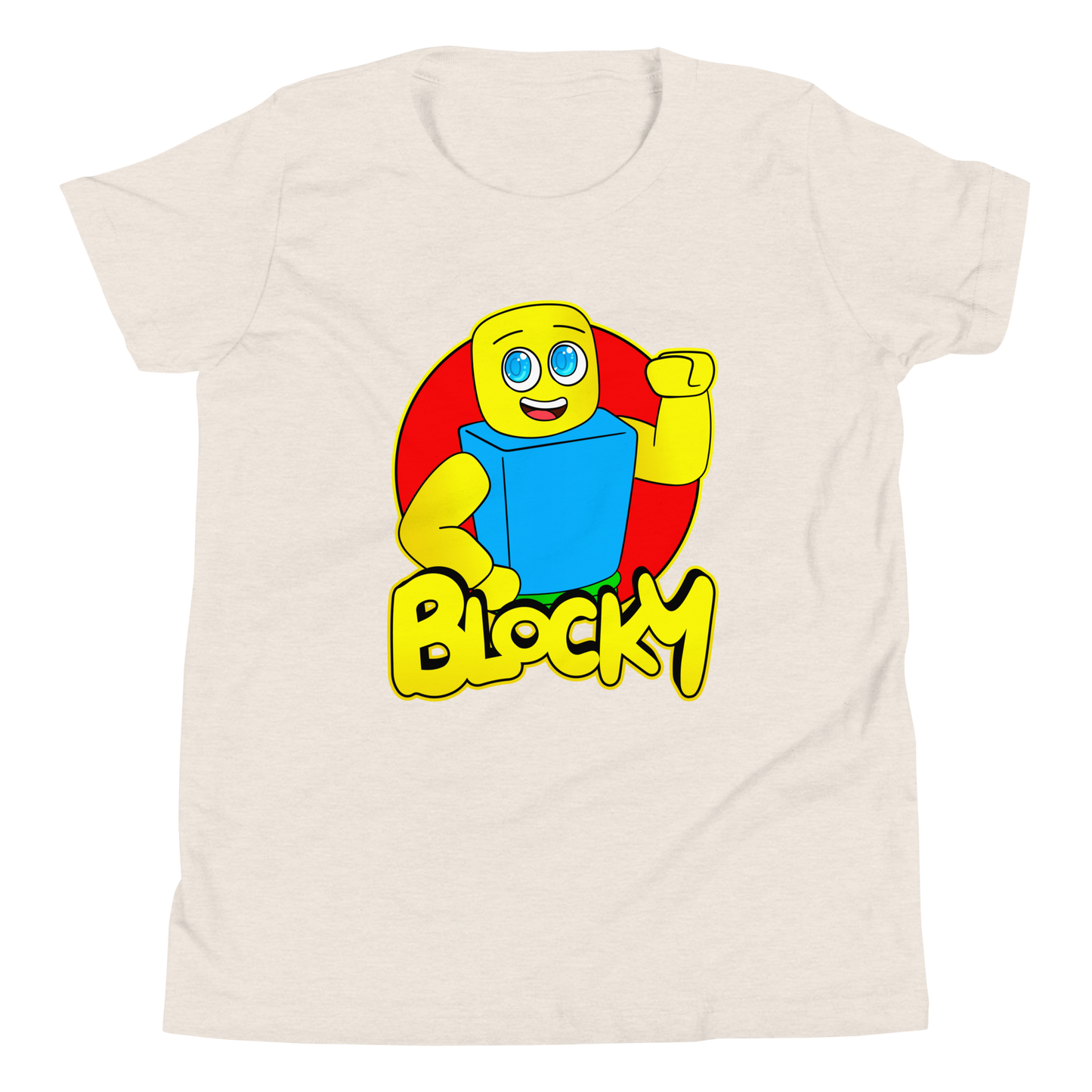 Blocky Super Fan Short Sleeve Youth T-Shirt